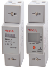 Electronic meter 2 50A 1P digital module